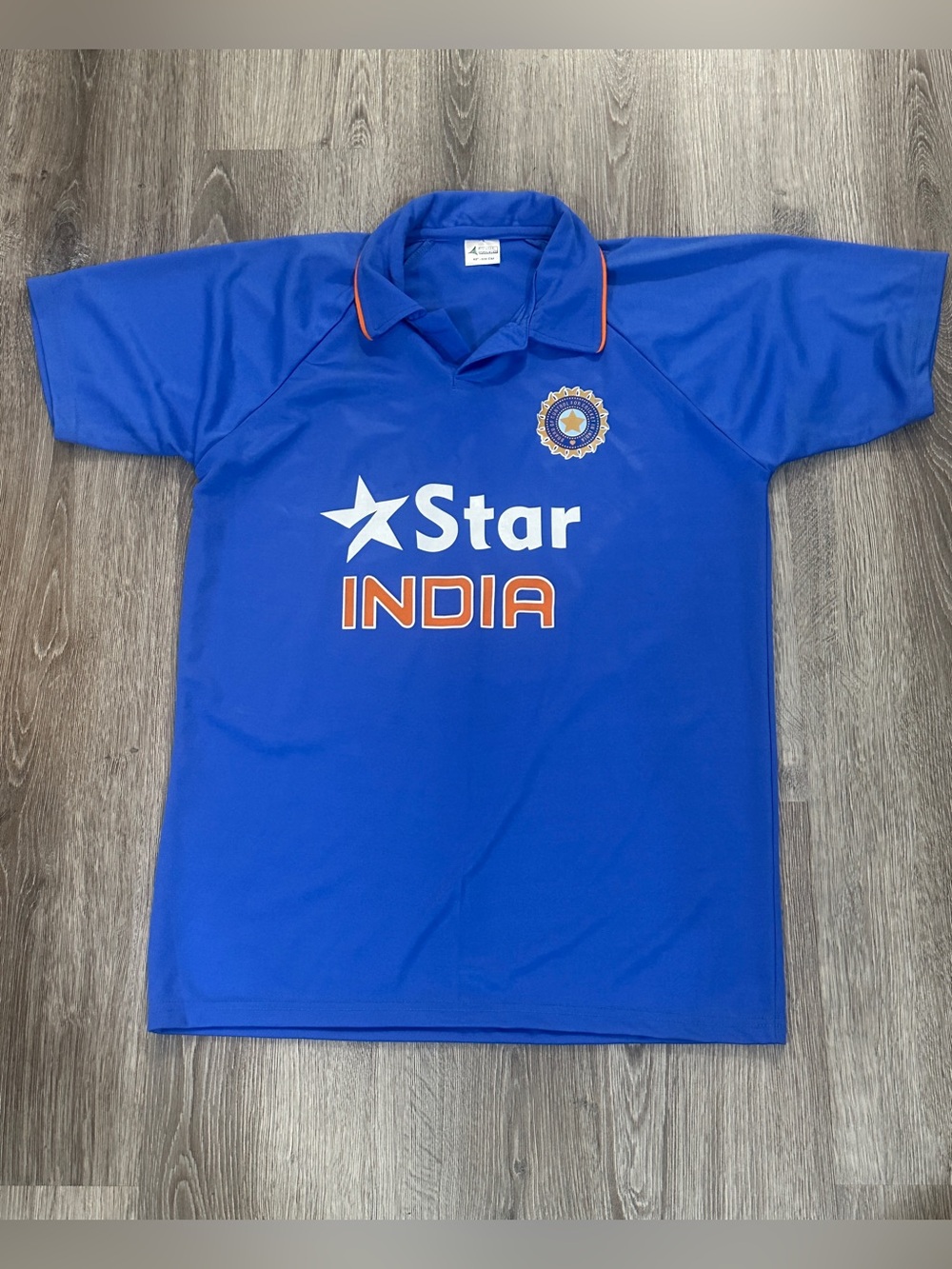 India Cricket Team Blue Jersey - Star India Logo Size 42 Medium